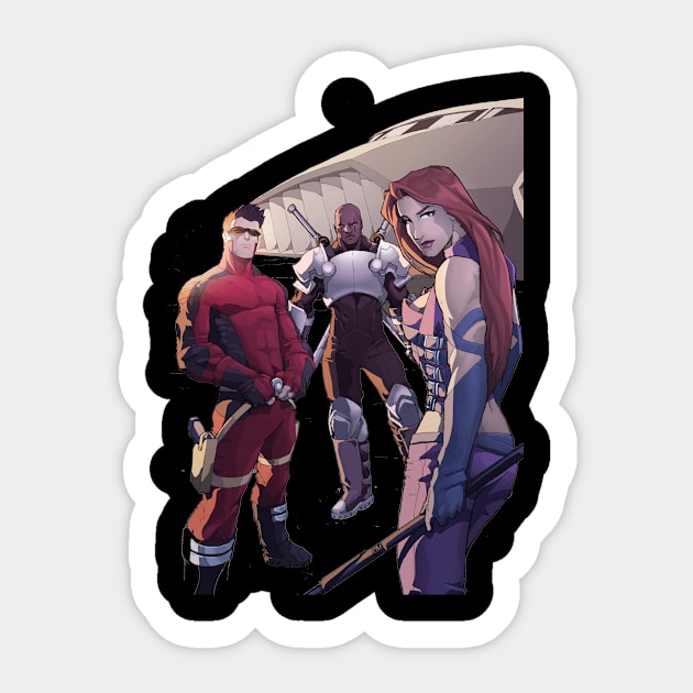 The Edge alternate issue 1 Sticker by theedgecomic